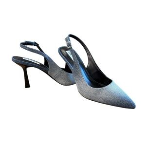 Steve Madden Denim Pointed Slingback Heels